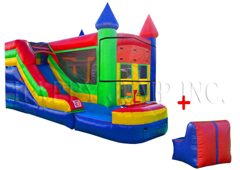 5X Jump Splash Castle Plus Pool and Stopper