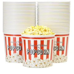 Large Popcorn Buckets (85 oz) - Packs 25, 50, 100