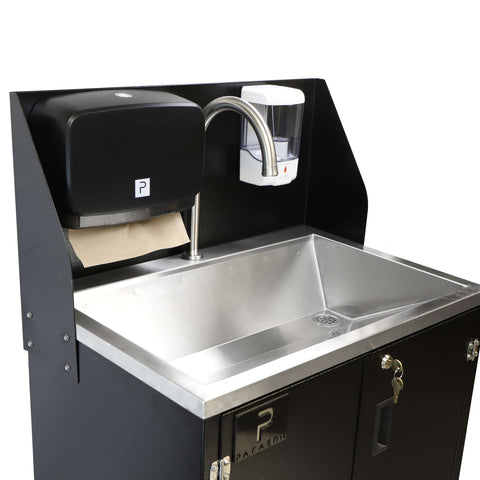 Paragon Pro Series Portable Sink (Black) with Splash Guard
