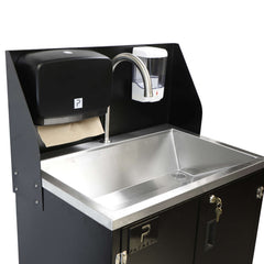 Paragon Pro Series Portable Sink (Black) with Splash Guard