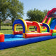 18'H Water Slide with Slip & Slide Pool by Happy Jump