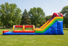 Image of 18 Foot Inflatable Water Slide w Slip and Slide - WS4139