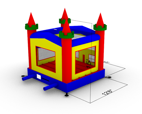 Shop Castle Module Bounce Houses Commercial Inflatable Bounce House - MN1165