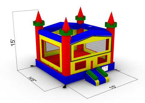 Shop Castle Module Bounce Houses Commercial Inflatable Bounce House - MN1165