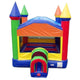 Rainbow Castle Inflatable Bounce House with Blower