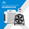 Image of XPOWER Olympus PLUS Programmable Sanitizing System (PSS), 600 CFM HEPA Air Purifier, Air Mover + Ozone Generator, Digital Timer, Automatic, Overnight