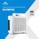 XPOWER Olympus Programmable Sanitizing System (PSS), Automatic Overnight Indoor Air Quality Solution, 600 CFM HEPA Air Purifier, Digital Timer, IAQ