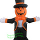 4' Air Blown Inflatable Pumpkin Head Man w/ Bowtie