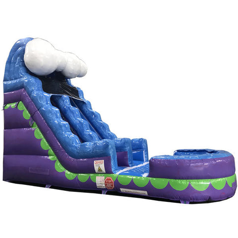 18'H Purple Slide Wet n Dry
