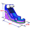 Image of 18'H Purple Slide Wet n Dry