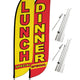 10 Foot Barber Pole (Red, White, Blue)Tube Air Dancer without Blower by Look Our Way