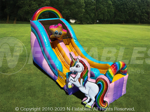 16'H Rainbow Unicorn Wet/Dry Slide by Cutting Edge