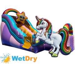 16'H Rainbow Unicorn Wet/Dry Slide by Cutting Edge