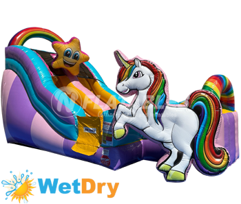 16'H Rainbow Unicorn Wet/Dry Slide by Cutting Edge