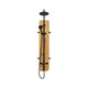 Meridian Rinse Outdoor Wall Shower – Matte Black Finish