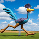 Inflatable Road Runner Mascot by Cutting Edge