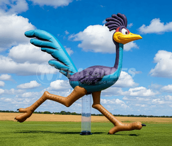 Inflatable Road Runner Mascot by Cutting Edge