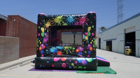Paint Splatter Bounce House J178 by Ultimate Jumpers