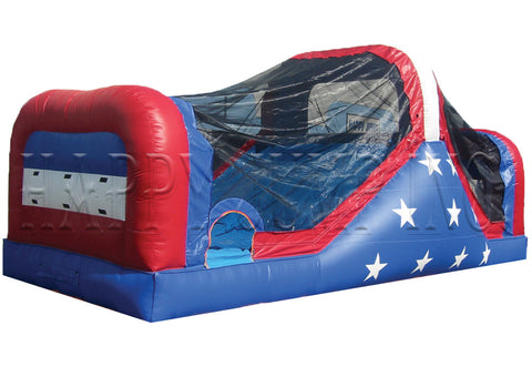12 Foot Patriotic Happy Slide