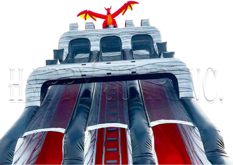 24' Double Lane Dragon Slide SL3160-D