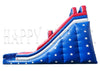 Image of 24 Foot Patriotic Double Lane Inflatable Slide