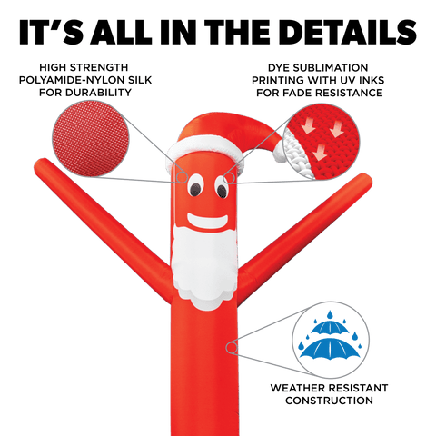 Santa Disguise Air Dancers® Inflatable Tube Man
