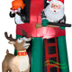7' Hunting Santa in Deer Stand Deluxe  by Gemmy Inflatables