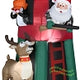 7' Hunting Santa in Deer Stand Deluxe  by Gemmy Inflatables