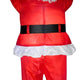 6.5' Gemmy Airblown Santa Hanging From Gutter