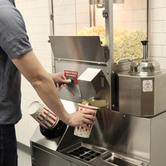 Auto Serve 8 Ounce Popcorn Machine Front Service Access Door