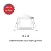 Image of 10x10 Premium Pop-Up Tent: The Shade-Maker