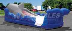 14'H Shark Big Bite Surf & Slide by Cutting Edge