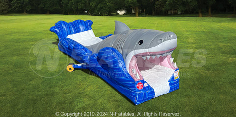 14'H Shark Big Bite Surf & Slide by Cutting Edge