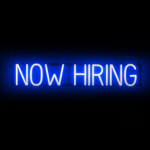 SpellBrite "NOW HIRING" Neon LED Sign