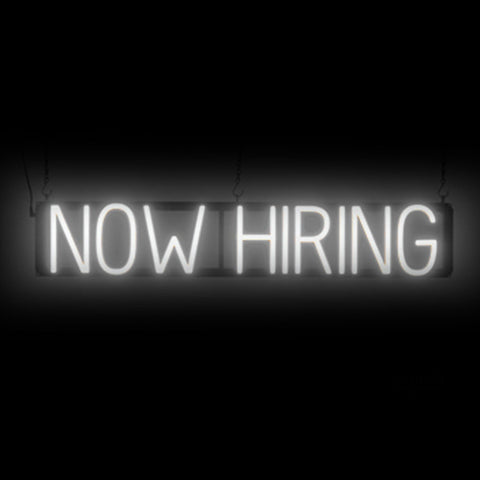 SpellBrite "NOW HIRING" Neon LED Sign