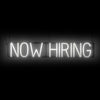Image of SpellBrite "NOW HIRING" Neon LED Sign