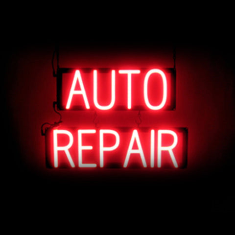 SpellBrite "AUTO REPAIR" Neon LED Sign