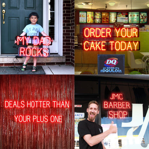 SpellBrite "HELP WANTED" Neon LED Sign