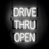 Image of SpellBrite "DRIVE THRU OPEN" Neon LED Sign