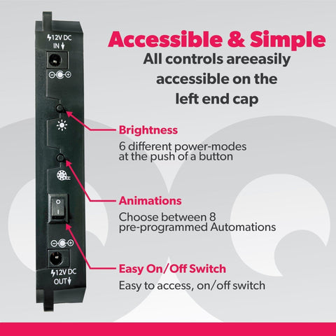 SpellBrite "OPEN/CLOSED" Neon LED Sign