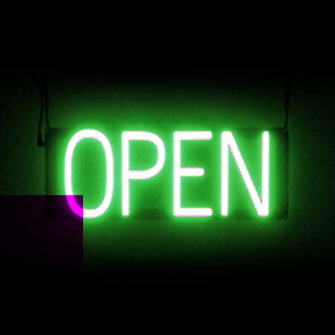 SpellBrite "Open" Neon LED Sign
