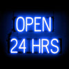 Image of SpellBrite "OPEN 24 HRS" Neon LED Sign
