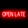 Image of SpellBrite "OPEN LATE" Neon LED Sign