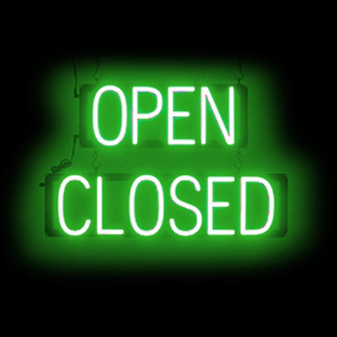 SpellBrite "OPEN/CLOSED" Neon LED Sign