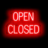 Image of SpellBrite "OPEN/CLOSED" Neon LED Sign