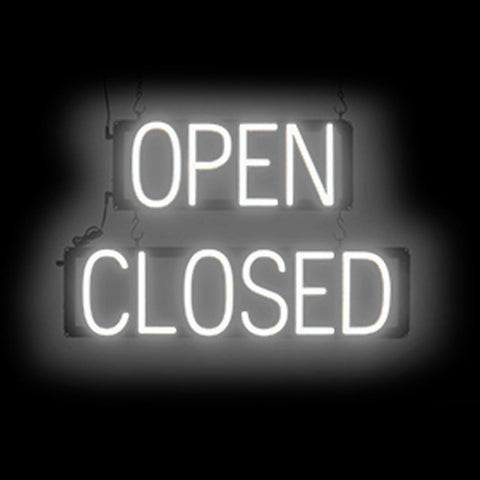 SpellBrite "OPEN/CLOSED" Neon LED Sign