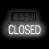 Image of SpellBrite "OPEN/CLOSED" Neon LED Sign