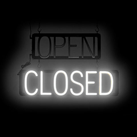 SpellBrite "OPEN/CLOSED" Neon LED Sign