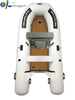 Image of White Marlin 9.8′ Inflatable Fishing Boat | EVA Teak Deck Air Floor