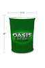 Image of Custom Oval Spring-Up Trade Show Podium